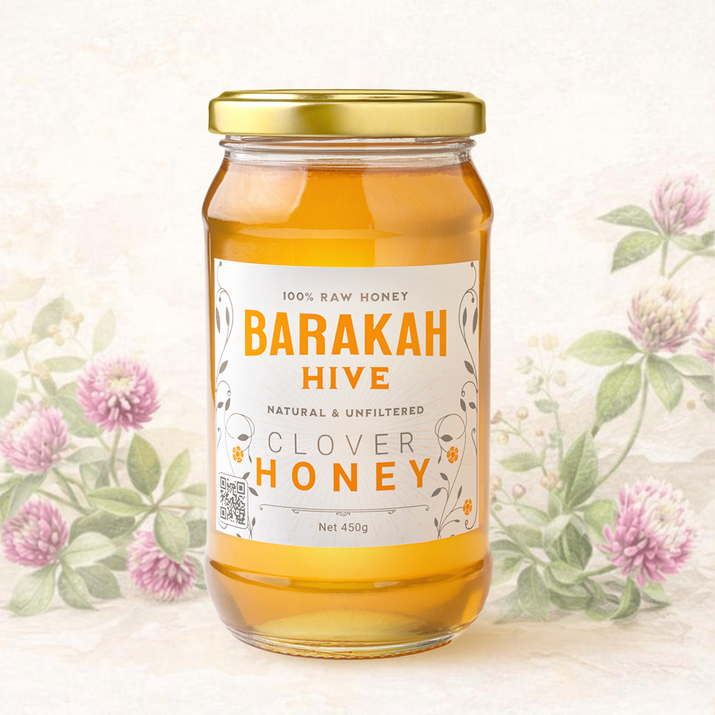 CLOVER HONEY | 100% RAW & UNFILTERED