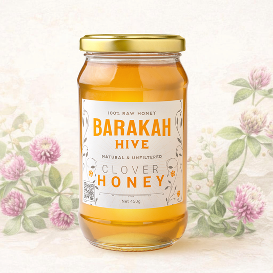 CLOVER HONEY | 100% RAW & UNFILTERED