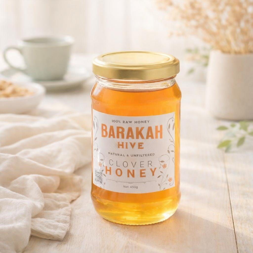 CLOVER HONEY | 100% RAW & UNFILTERED