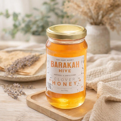 CLOVER HONEY | 100% RAW & UNFILTERED